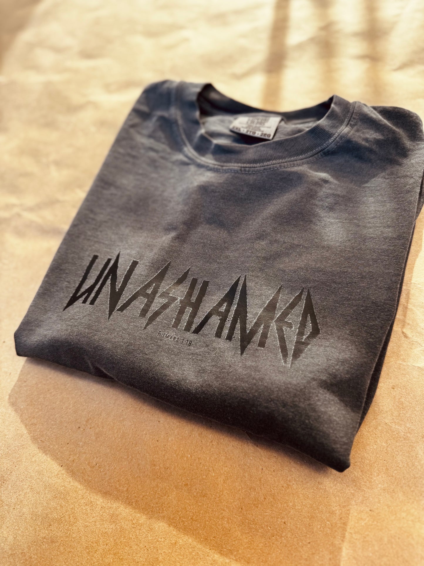 Unashamed Romans 1:16 Tee