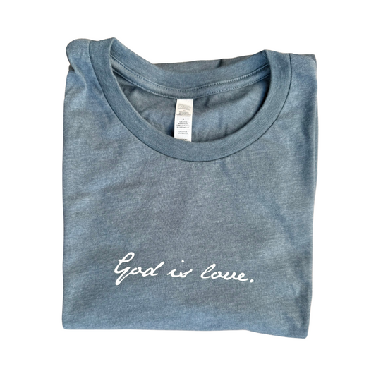 GOD IS LOVE TEE - BLUE