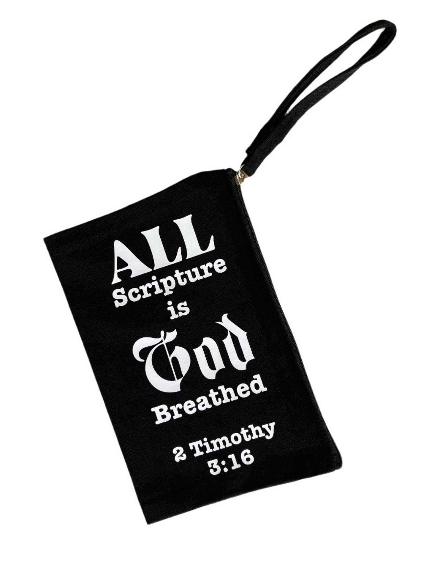 GOD BREATHED CANVAS POUCH